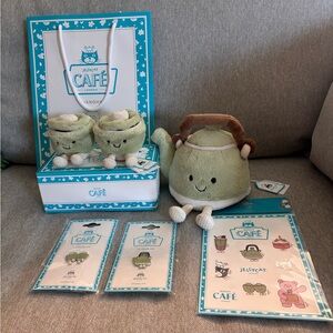 JELLYCAT SHANGHAI EXCLUSIVE TEA CUPS AND TEAPOT SET !